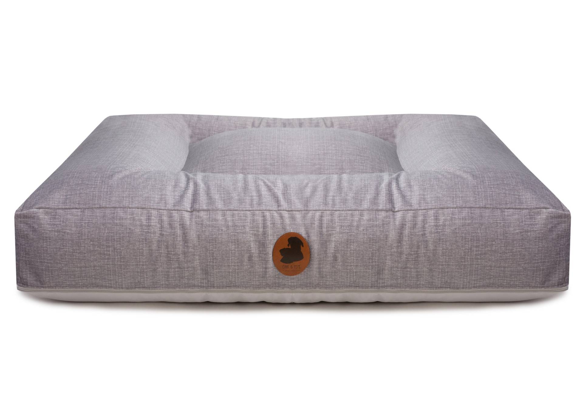 Wau-Bed Pets Friendly 2.0 Silver / Eckig / XL (140x120cm) von EMMY&PEPE