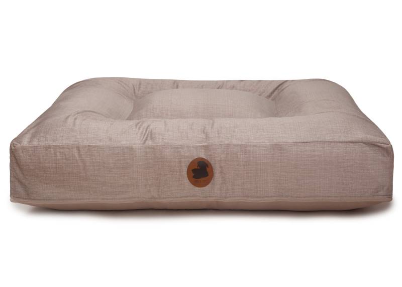 Wau-Bed Pets Friendly 2.0 Taupe / Eckig / L (120x100cm) von EMMY&PEPE