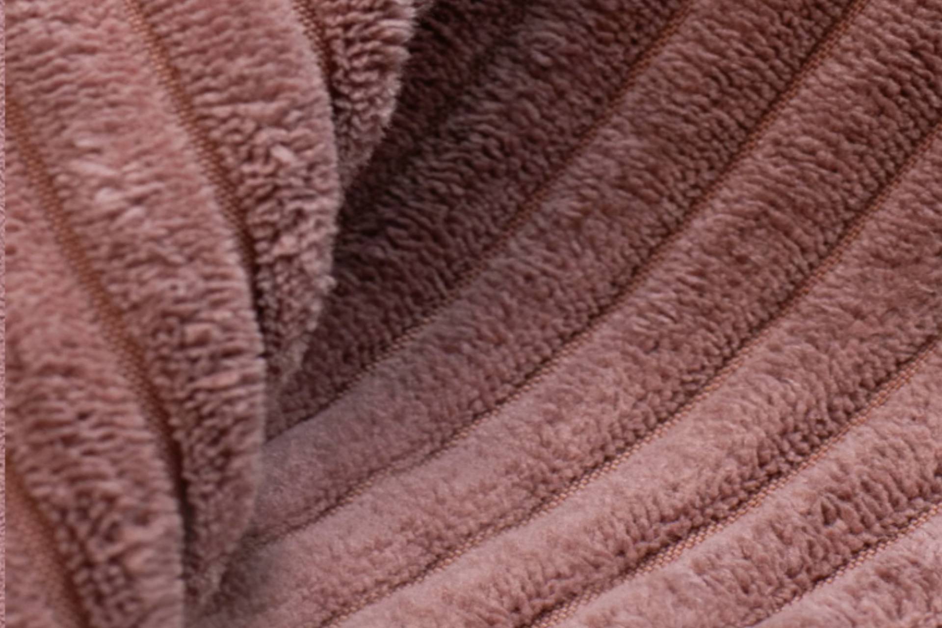 Wau-Floor Cord Altrosa / L (120x100cm) / 10cm von EMMY&PEPE