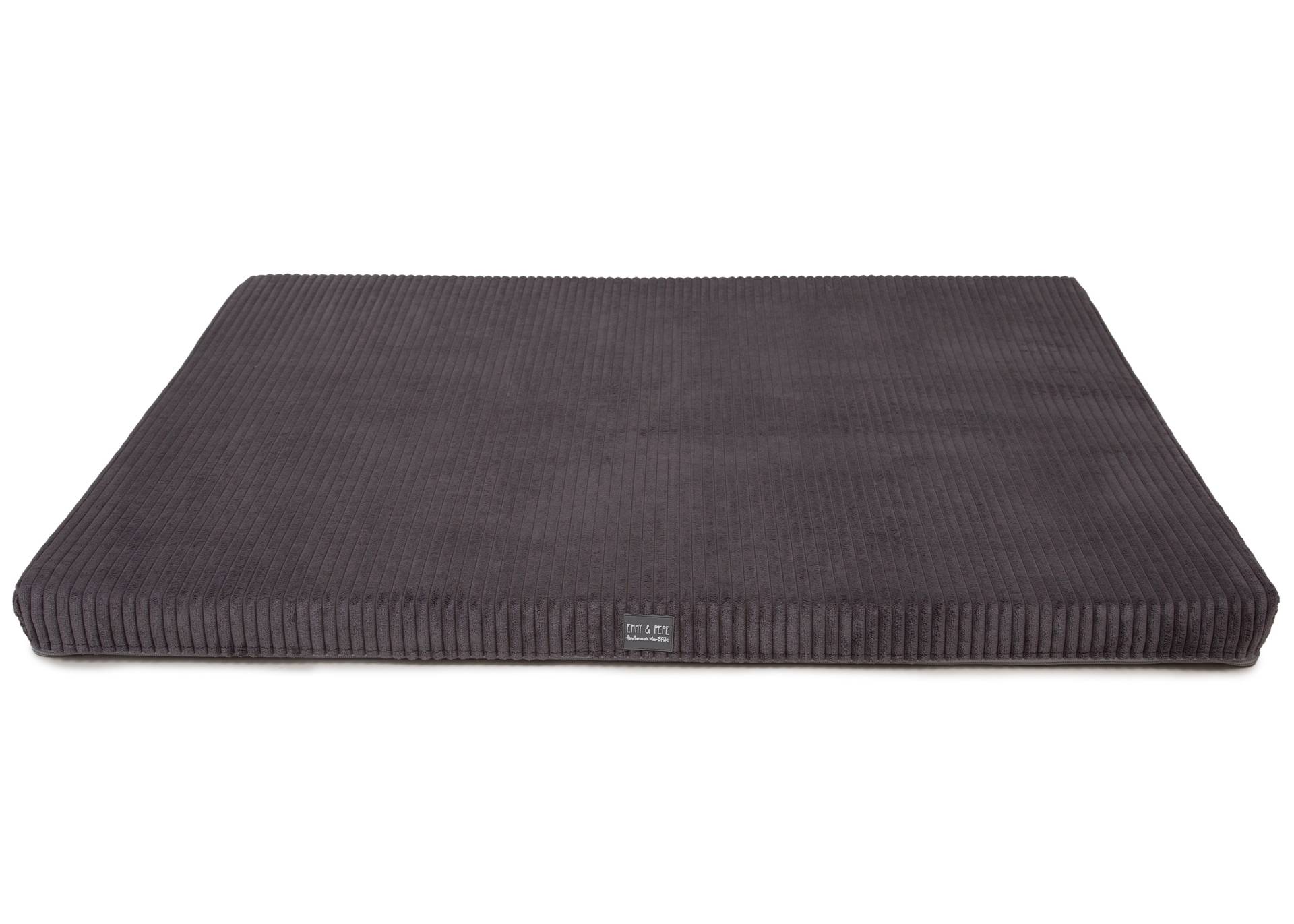 Wau-Floor Cord Dark Grey / S (80x60cm) / 2cm von EMMY&PEPE