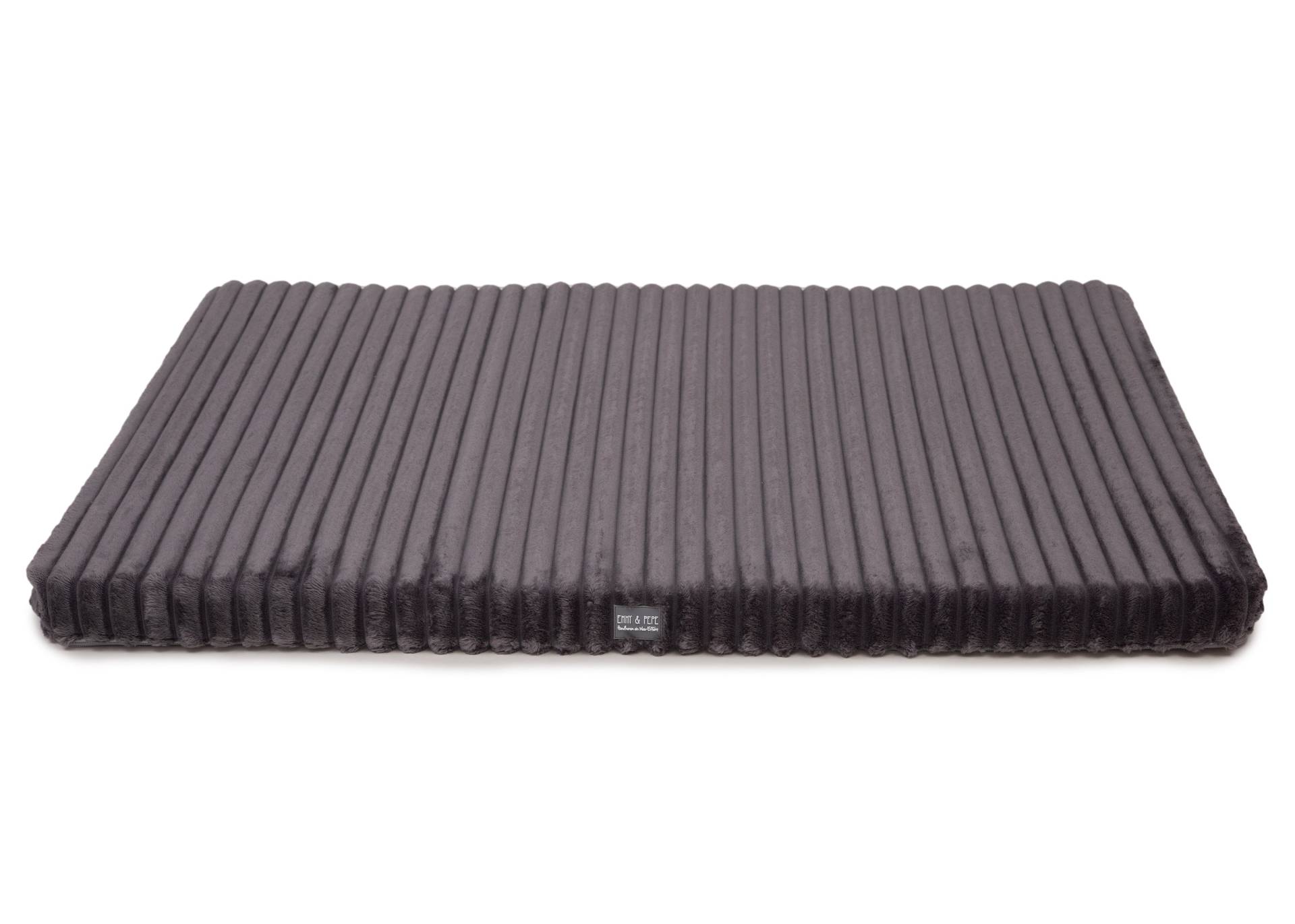 Wau-Floor Kuschelcord Dark Grey / L (120x100cm) / 2cm von EMMY&PEPE
