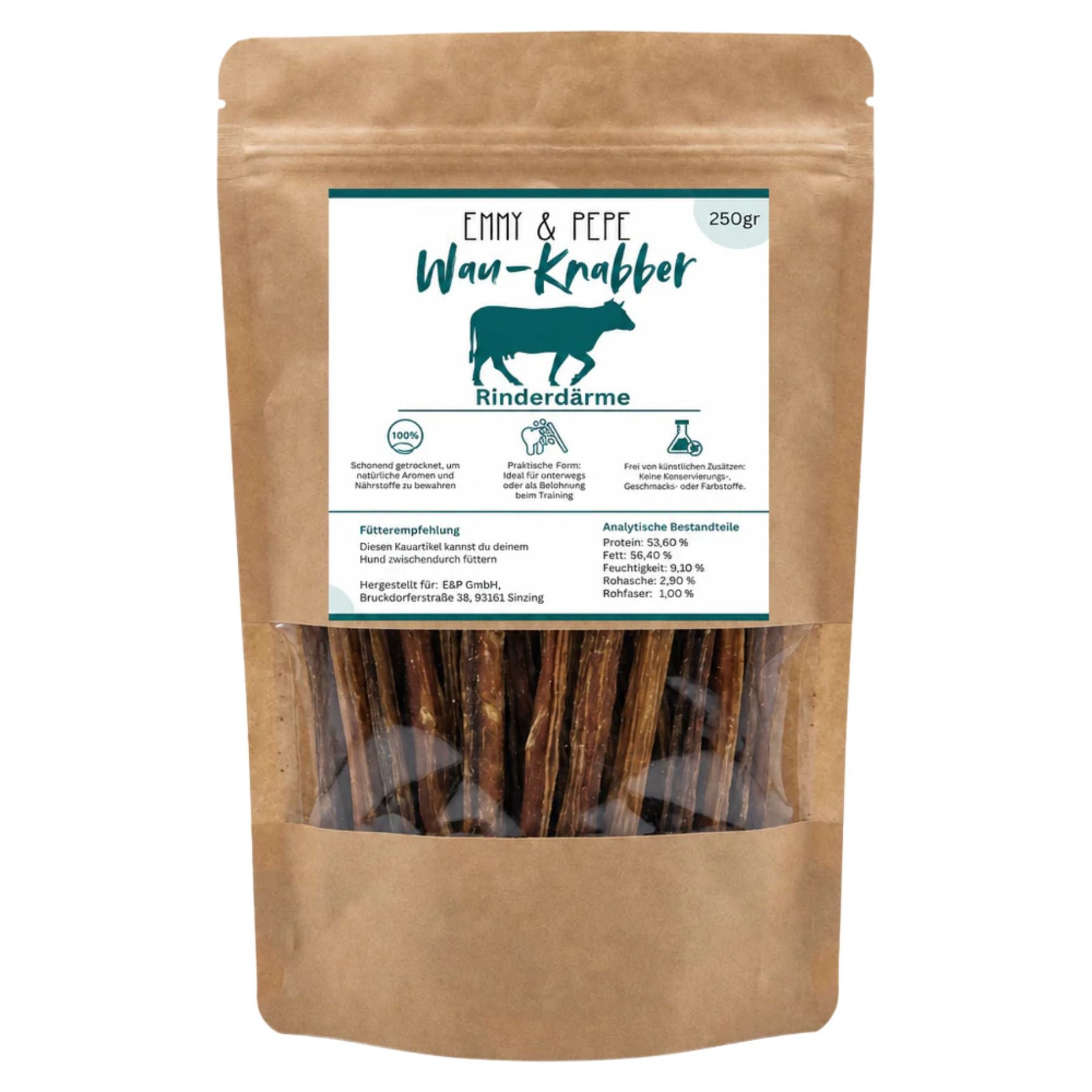 Wau-Knabber Rinderdärme 250 g Wau-Knabber Rinderdärme 250 g von EMMY&PEPE