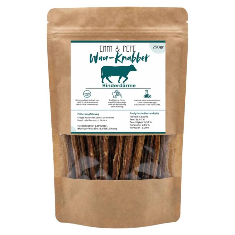 Wau-Knabber Rinderdärme 250 g Wau-Knabber Rinderdärme 250 g von EMMY&PEPE
