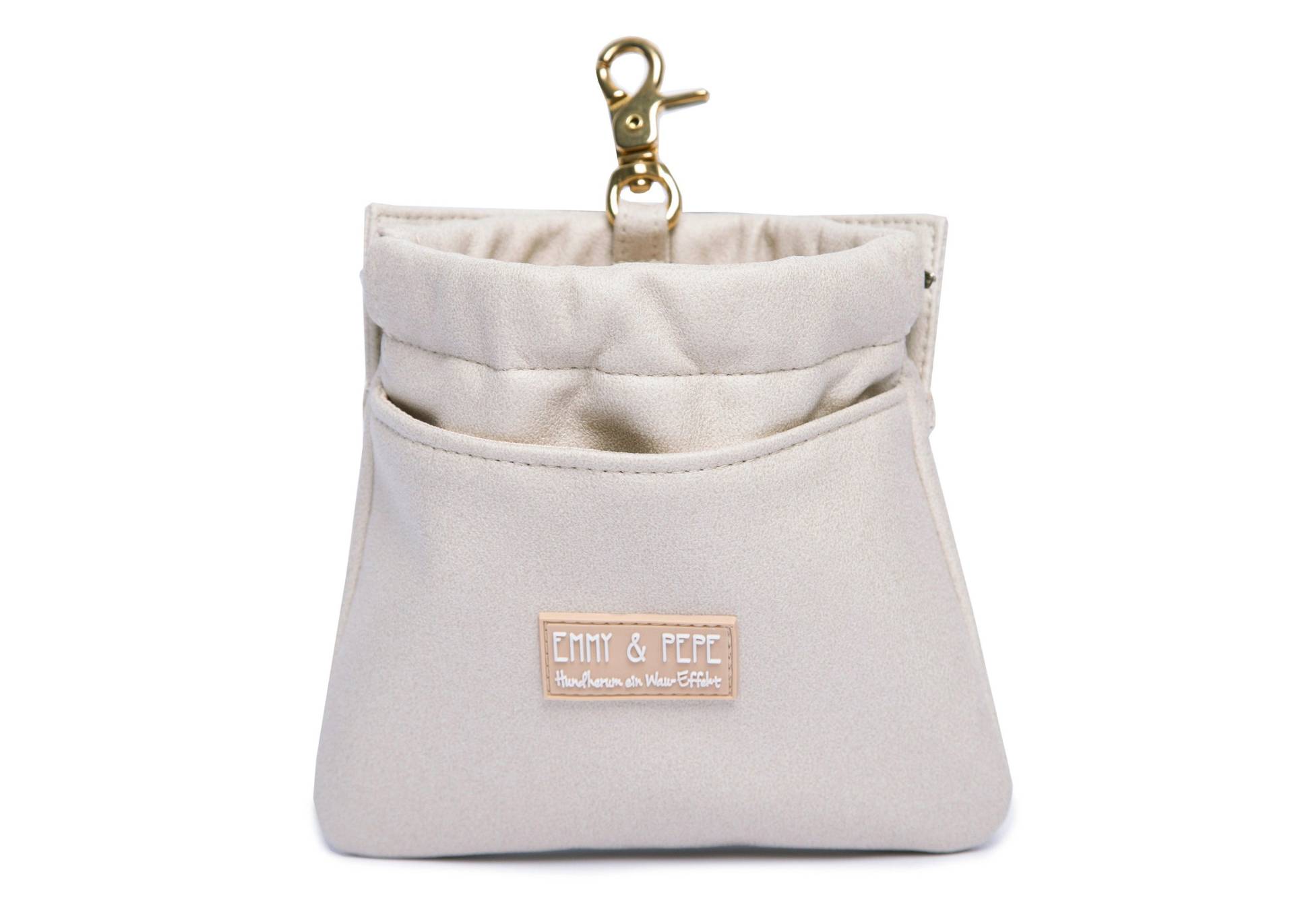 Wau-Pocket Wildleder Creme / Schwarz Wau-Pocket Wildleder Creme / Schwarz von EMMY&PEPE