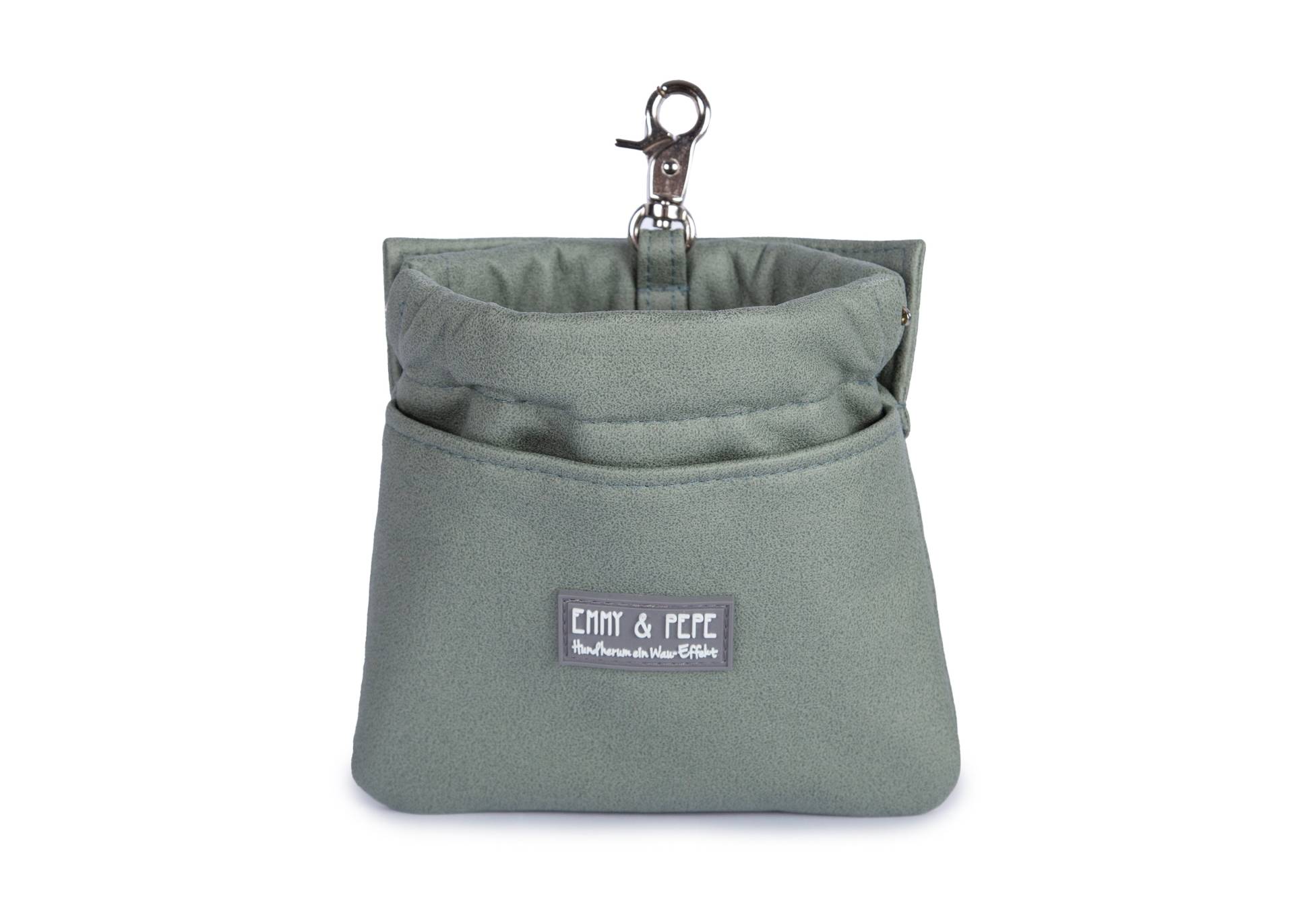 Wau-Pocket Wildleder Salbei / Silber Wau-Pocket Wildleder Salbei / Silber von EMMY&PEPE