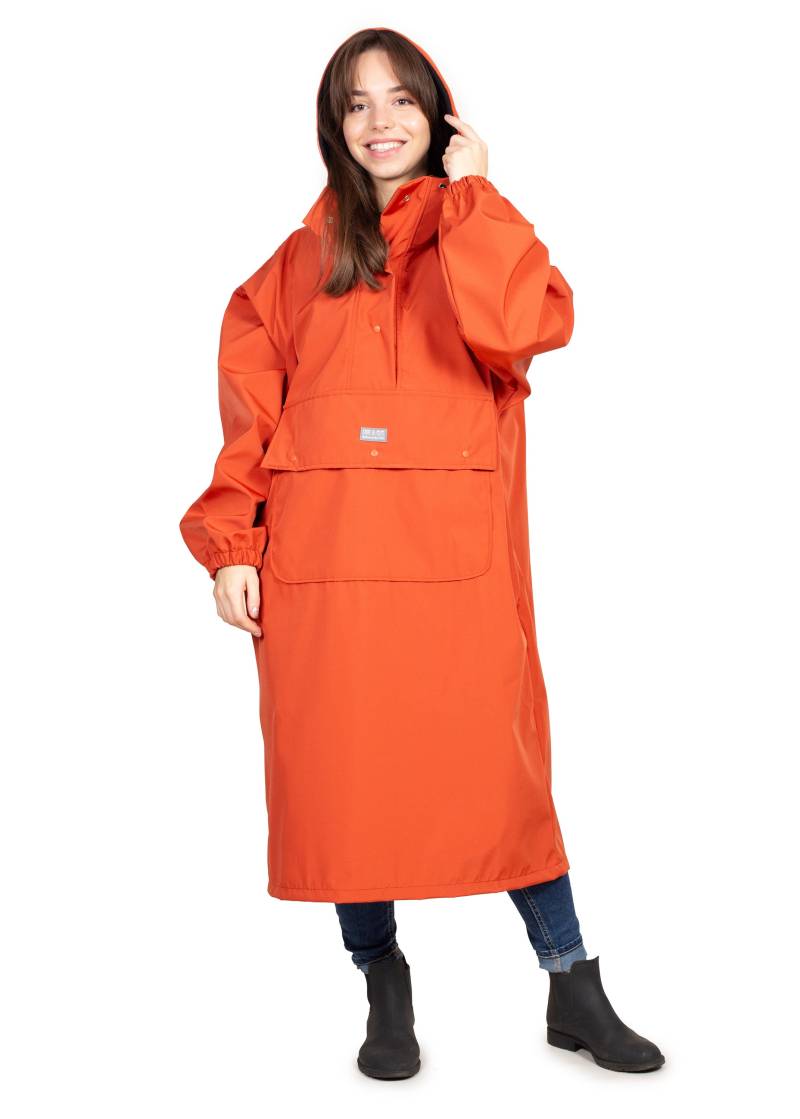 Wau-Poncho Orange l-xl von EMMY&PEPE