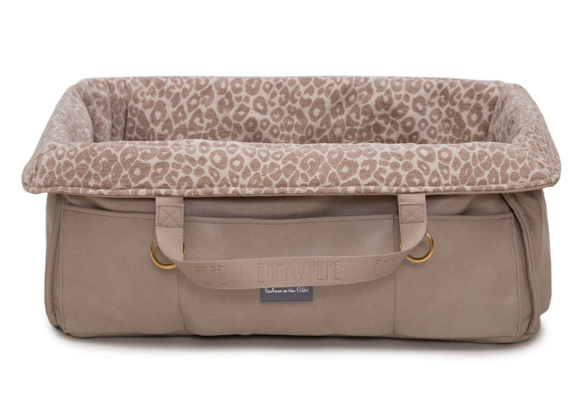 Wau-Snuggle Leo Taupe Rechteckig / XS / Ja von EMMY&PEPE