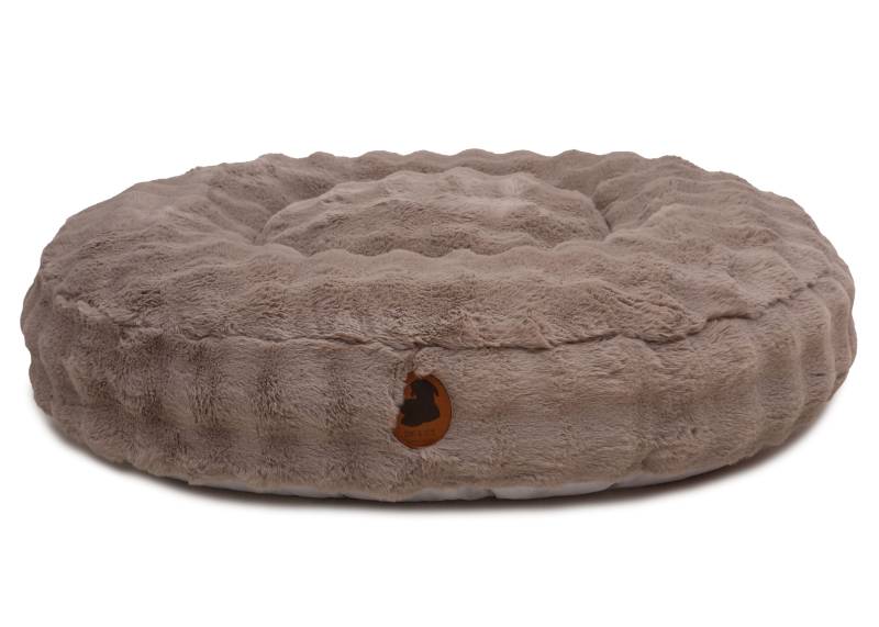 Wechselbezug Cozy Bubble Taupe / Oval / L (120x100cm) von EMMY&PEPE
