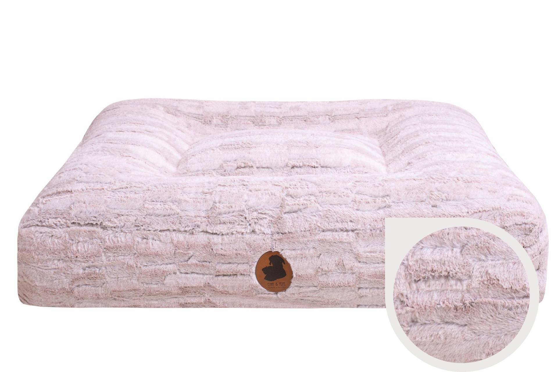 Wechselbezug Cuddle taupe / oval / M (100x80cm) von EMMY&PEPE