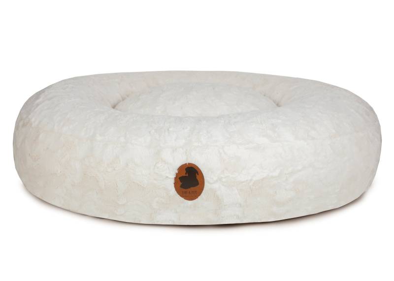 Wechselbezug Wild Wave Creme / Oval / L (120x100cm) von EMMY&PEPE
