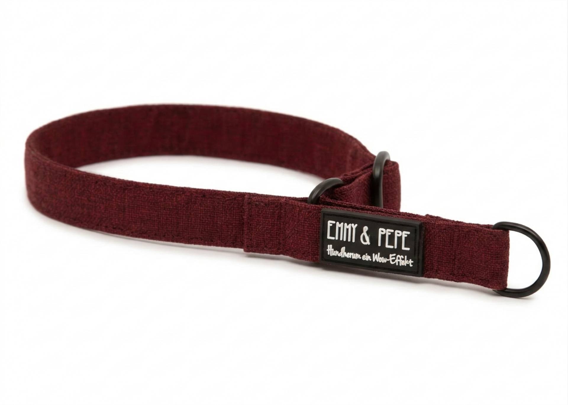 Zugstopp-Halsband Velvet 3cm von EMMY&PEPE