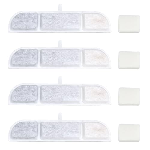 EMSea 12 Sets Filter für Wasserspender für Katzen Ersatzschwämme Pads Filter für Wasserspender für 2,5-l-Katzenbrunnen Kabellos 17 X 3,5 X 0,8 cm EMSea 12 Sets Filter für Wasserspender für Katzen Ersatzschwämme Pads Filter für Wasserspender für 2,5-l-Katzenbrunnen Kabellos 17 X 3,5 X 0,8 cm von EMSea