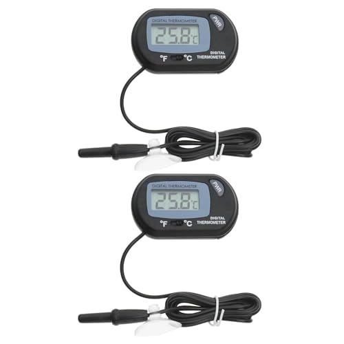 EMSea 2 Stück LCD-Digitalthermometer Aquarium-Digitalthermometer Aquarium-Digitalthermometer Schwarz Digitalthermometer Digitales LCD-Wasserthermometer EMSea 2 Stück LCD-Digitalthermometer Aquarium-Digitalthermometer Aquarium-Digitalthermometer Schwarz Digitalthermometer Digitales LCD-Wasserthermometer von EMSea