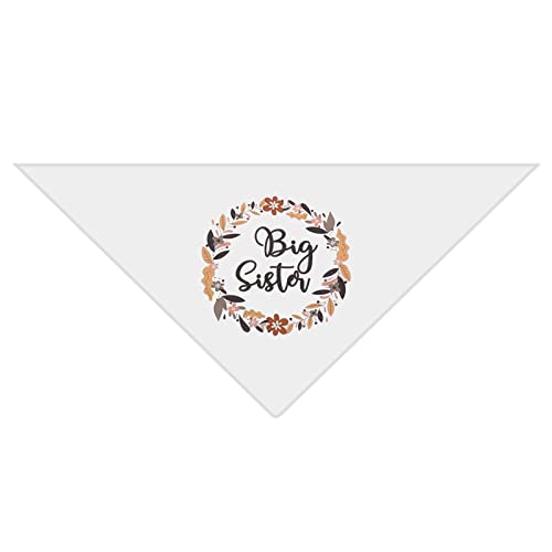 EMSea Hunde Bandana Hundehalstuch Haustier Dreiecksschal für Mittelgroße Hunde Alltagskleidung Party Hochzeit Photographie -„Big Sister“ EMSea Hunde Bandana Hundehalstuch Haustier Dreiecksschal für Mittelgroße Hunde Alltagskleidung Party Hochzeit Photographie -„Big Sister“ von EMSea