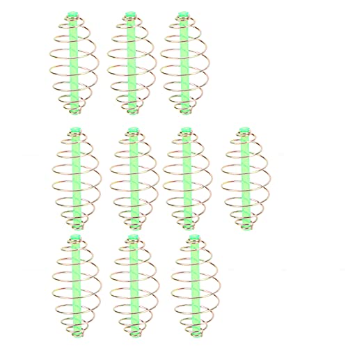 10 x Federspule Inline-Methode Feederspule Inline-Metall-Köderwerfer Feeder Angelgerät (kleine Größe) von EMUKOEP