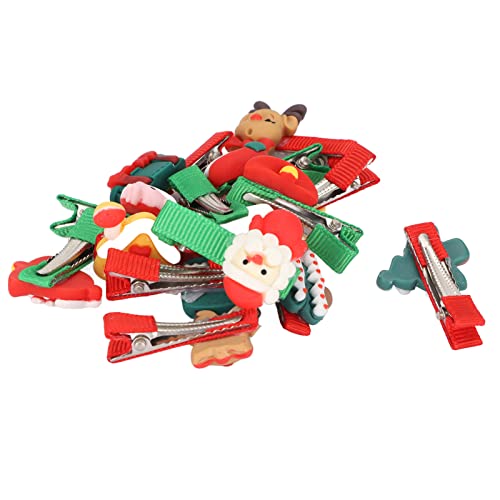 EMUKOEP 14 Stück Hunde-Weihnachtshaarnadeln, Zarte Weihnachts-Hundehaar-Dekorationen den Täglichen Gebrauch, Hochzeit, Geburtstag, Party von EMUKOEP