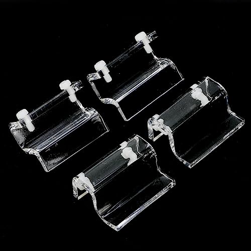 EMUKOEP 4 Stück Glasabdeckung Acryl Clip Halter Stützklemme Zubehör Aquarium EMUKOEP 4 Stück Glasabdeckung Acryl Clip Halter Stützklemme Zubehör Aquarium von EMUKOEP