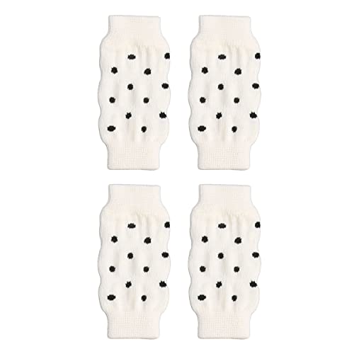 EMUKOEP 4 Uds. Hundelbogenschutz, Niedliche Tupfen, Bequeme, Hohe Dehnung, Schmutzbeständige, Schutzhülle für Hunde Haustier Ellbogen (XL) von EMUKOEP