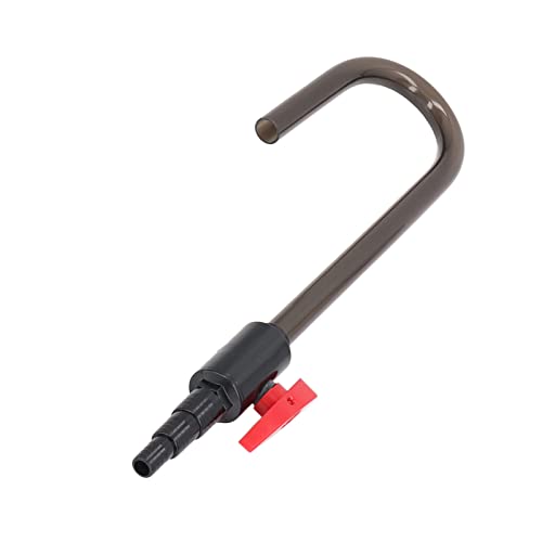 EMUKOEP Aquarium Wasserfüllrohr an der Wand Automatisch Oberes Wasseraufladelöhrchen 3/8 3/4 Schlauch (Gebogener Haken (verpackt)) von EMUKOEP