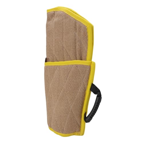 EMUKOEP Deutscher Schäferhund Malinois Bisshülle, Gelbe Kantenarmschutz mit Befestigungsgurt, Lang Anhaltende Jute-Trainingshülle für Große Rassenhund EMUKOEP Deutscher Schäferhund Malinois Bisshülle, Gelbe Kantenarmschutz mit Befestigungsgurt, Lang Anhaltende Jute-Trainingshülle für Große Rassenhund von EMUKOEP