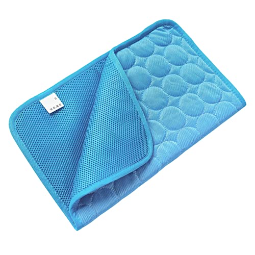 EMUKOEP Hundekühlmatte Großes Haustierkühlkissen Atmungsaktives Sommer -Haustier -Eiskissen für Hunde Katzen (Xl/100 * 70 cm) von EMUKOEP