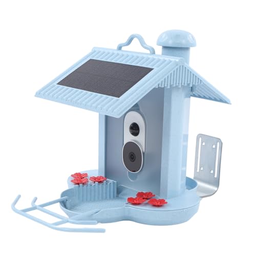 EMUKOEP Solar Bird Feeder Chamber Bewegung Erkennung Automatische Erfassung von AI Vogelbeobachtung Kamera von EMUKOEP