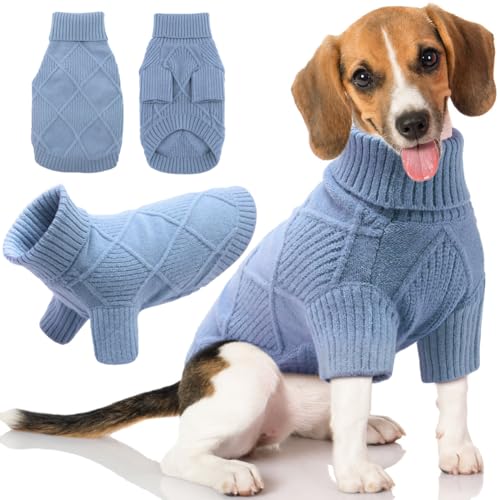 EMUST Großer Hundepullover, kuschelige Hundepullover für große Hunde mit Ärmeln, Dehnbare Hundekleidung für Weihnachten & Urlaub, Blau XXL EMUST Großer Hundepullover, kuschelige Hundepullover für große Hunde mit Ärmeln, Dehnbare Hundekleidung für Weihnachten & Urlaub, Blau XXL von EMUST