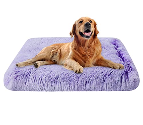 EN AyuL Großes, orthopädisches Hundebett, mittelgroß, Plüsch, beruhigende Hundeboxen-Matratze, flauschiges Katzen-Schlafkissen, Matte für kleine, mittelgroße und große Hunde, Katzen (Größe S, Violett) EN AyuL Großes, orthopädisches Hundebett, mittelgroß, Plüsch, beruhigende Hundeboxen-Matratze, flauschiges Katzen-Schlafkissen, Matte für kleine, mittelgroße und große Hunde, Katzen (Größe S, Violett) von EN AyuL