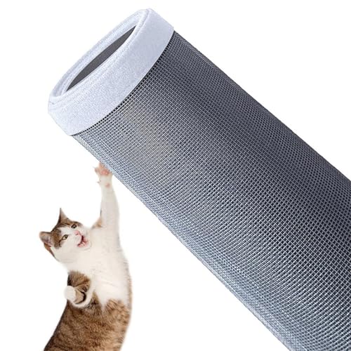 EN AyuL Katzen-Fensterschutz, selbstklebend, Haustierschutz, Fliegengitter, Anti-Moskitonetz, Balkonnetze für Katzen, DIY-Größe (120 x 140 cm, D) von EN AyuL