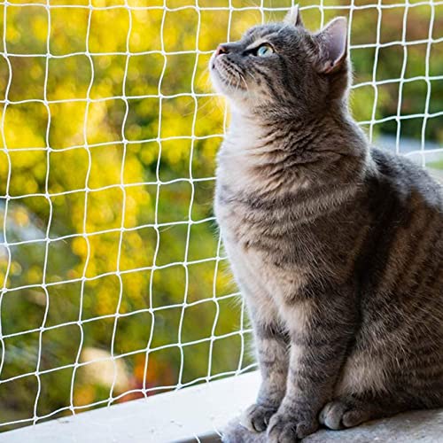 EN AyuL Katzennetz für Balkon, Katzen, Sicherheitsnetz, Anti-Flucht-Haustier-Sicherheitszaun, Katzenschutznetz, Katzenfensterschutz, Anti-Fall-Balkonnetz (1,2 x 1 m) von EN AyuL