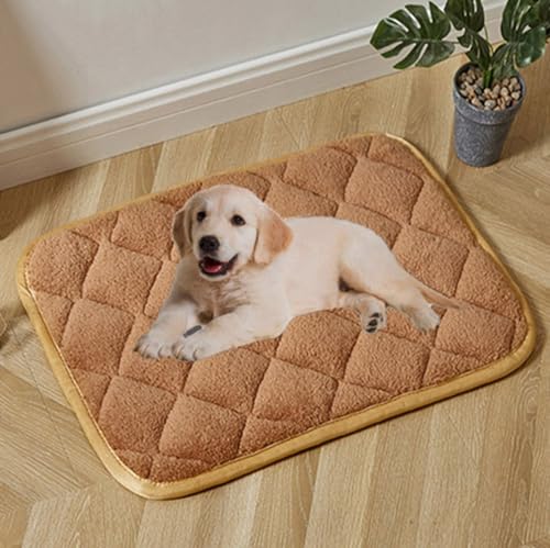 EN AyuL Waschbare Hundebett-Decken, beruhigende Matte für Hundekäfige, Angstlinderungsmatte für kleine, mittelgroße und große Hunde, Katzen (69 x 48 cm, B) von EN AyuL