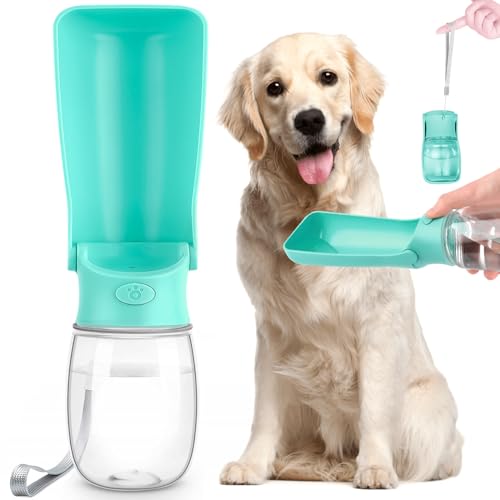 ENCOUN 350ml Hundetrinkflasche, Faltbare Trinkflasche Hunde, Auslaufsichere Hundetrinkflasche, Tragbare Haustier Trinkflasche, Trinkflasche für Unterwegs für Haustiere im Freien, Wandern, Reisen ENCOUN 350ml Hundetrinkflasche, Faltbare Trinkflasche Hunde, Auslaufsichere Hundetrinkflasche, Tragbare Haustier Trinkflasche, Trinkflasche für Unterwegs für Haustiere im Freien, Wandern, Reisen von ENCOUN