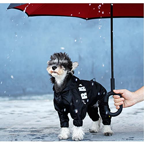 ENDBAG hundejacke Hunde-Regenbekleidung, Sport-Regenmantel, doppellagiger, wasserdichter Hunde-Regenmantel mit Taschen und Abschlepploch(Color:M,Size:) von ENDBAG