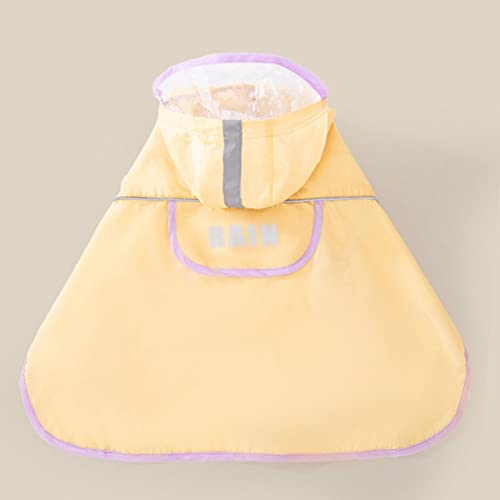 ENDBAG hundejacke Hunde-Regenmantel, wasserdichter Mantel, Haustier-Hunde-Regenmantel, Kapuzenkragen, Riemenloch, reflektierender Streifen, atmungsaktiver Regenmantel, Blau(Color:2,Size:M) von ENDBAG