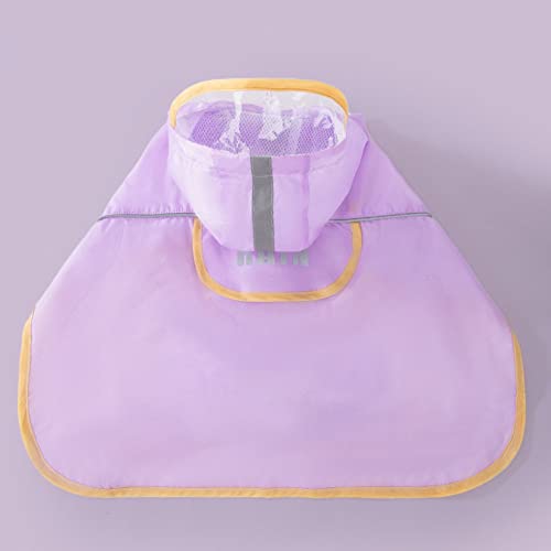 ENDBAG hundejacke Hunde-Regenmantel, wasserdichter Mantel, Haustier-Hunde-Regenmantel, Kapuzenkragen, Riemenloch, reflektierender Streifen, atmungsaktiver Regenmantel, Blau(Color:3,Size:XL) von ENDBAG