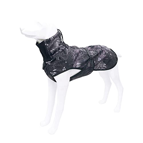 ENDBAG hundejacke Wasserdichter Hundemantel, Hunderegenmantel, Hundejacke mit reflektierenden Sicherheitsstreifen, Outdoor-Kleidung, mittelgroße und große Hunde (schwarz, XL)(Color:4,Size:XS) von ENDBAG