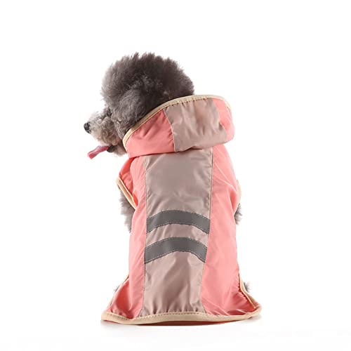 ENDBAG hundejacke Wasserdichter Regenmantel für Hunde, Outdoor-Regenmantel, Poncho, großer reflektierender Gürtel, wasserdichte Kapuze(Color:YY26,Size:2XL) von ENDBAG