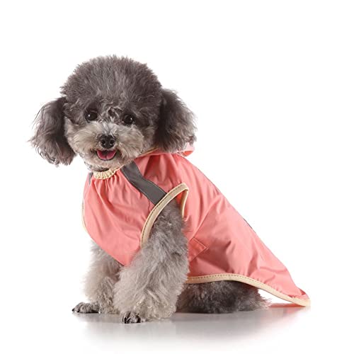 ENDBAG hundejacke Wasserdichter Regenmantel für Hunde, Outdoor-Regenmantel, Poncho, großer reflektierender Gürtel, wasserdichte Kapuze(Color:YY26,Size:3XL) von ENDBAG