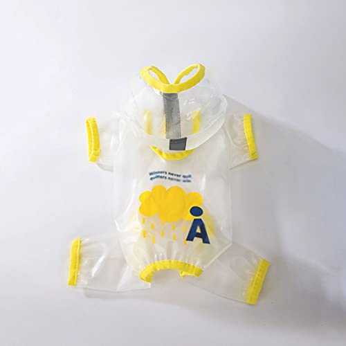 ENDBAG hundejacke Wasserdichter Regenmantel für kleine Hunde mit Beinen, Welpen-Regenmantel mit reflektierenden Streifenlöchern, leichte Beanspruchung für Hunde(Color:2,Size:S) von ENDBAG