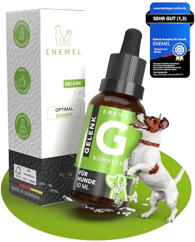 ENEMEL® Gelenk Komplex für Hunde [30ml] | Innovation durch Tropfen | Gelenkkomplex Hund | Made in Germany von ENEMEL