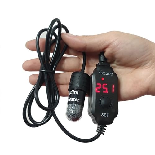 ENEWSTAR Mini-Fischtank-Heizung, USB-betrieben, tauchfähig, Aquarium-Heizung, 10 W, mit integriertem Thermometer, externer Temperaturregler für 2–4 l Tank ENEWSTAR Mini-Fischtank-Heizung, USB-betrieben, tauchfähig, Aquarium-Heizung, 10 W, mit integriertem Thermometer, externer Temperaturregler für 2–4 l Tank von ENEWSTAR