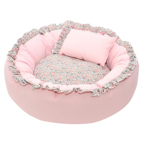 ENGEL WEMANG Katzenbett große Katzen flauschig Vier Jahreszeiten rutschfeste Katzenbett für Hauskatzen und kleine Hunde,Bettchen waschbar Mit Kissen Rosa M ENGEL WEMANG Katzenbett große Katzen flauschig Vier Jahreszeiten rutschfeste Katzenbett für Hauskatzen und kleine Hunde,Bettchen waschbar Mit Kissen Rosa M von ENGEL WEMANG