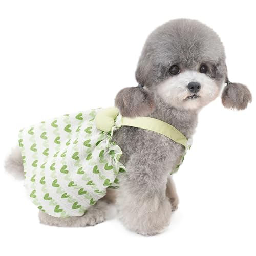 Hundekleidung für Klein Hund,Katzenkleid,Hundekleid Prinzessin Kleid für Chihuahua Pudel Yorkshire Grün M von ENGEL WEMANG