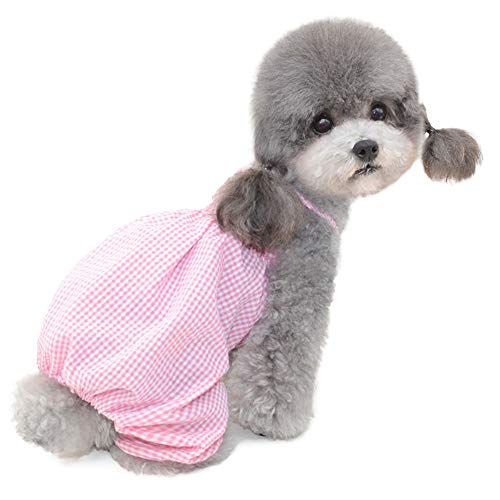 Hundekleidung für Klein Hund,Strandkleid,Katzenkleid,Hundekleid Prinzessin Kleid für Chihuahua Pudel Yorkshire(Rosa L) von ENGEL WEMANG