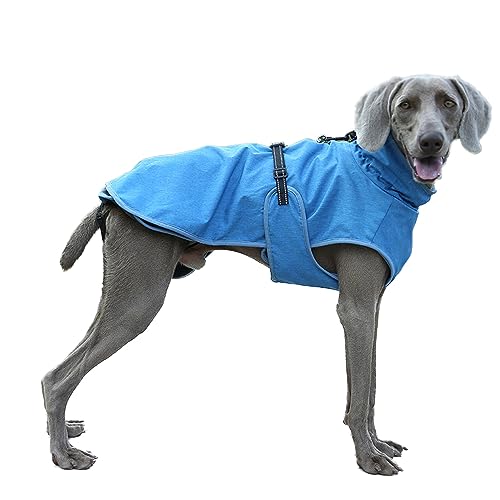 Hundemantel Winter Polarfleece-Material kalt und warm kalt und warm Hundekleidung Hundepulli Sweatshirt Hund Winterjacke Blau M von ENGEL WEMANG
