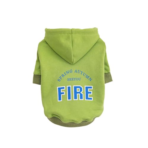 Hundemantel für kleine Hunde, Mode Hoodie, Hundejacke Geeignet für Schnauzer, Corgi, Französische Bulldogge Grün XL Hundemantel für kleine Hunde, Mode Hoodie, Hundejacke Geeignet für Schnauzer, Corgi, Französische Bulldogge Grün XL von ENGEL WEMANG