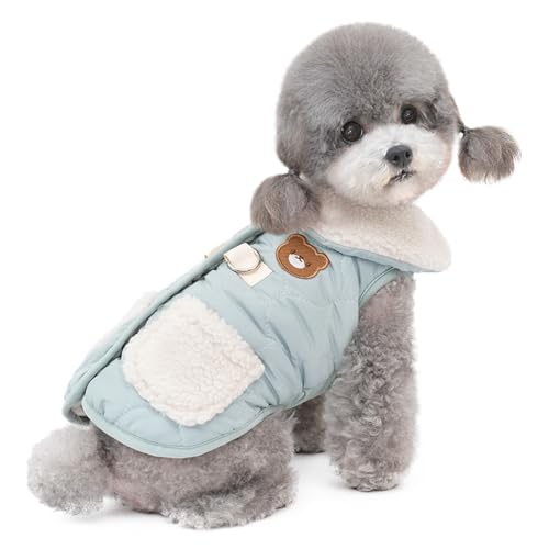 Hundepullover für kleine Hunde,Hund Wintermantel,hundejacken,Hundeweste für kleine Hunde und Katzen die ≤ 5.5lb wiegen Blau M Hundepullover für kleine Hunde,Hund Wintermantel,hundejacken,Hundeweste für kleine Hunde und Katzen die ≤ 5.5lb wiegen Blau M von ENGEL WEMANG