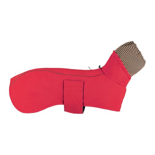 Hundeweste,Hundemantel Wasserdicht,Warme Weste Winter hoher Kragenwarm und weich Rot L von ENGEL WEMANG