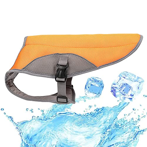 Leichtgewicht Hund Kühlweste,Mittelgroßen und großen Hunden Cooling Vest,Kühljacke,für Aktivitäten draußen, Wandern, Training,Hitzschlag bei Hunden vorbeugen gelb XL Leichtgewicht Hund Kühlweste,Mittelgroßen und großen Hunden Cooling Vest,Kühljacke,für Aktivitäten draußen, Wandern, Training,Hitzschlag bei Hunden vorbeugen gelb XL von ENGEL WEMANG