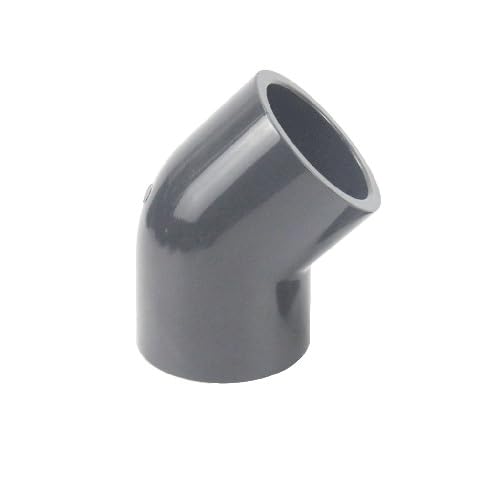 EOMO 1 Stück 45-Grad-PVC-Winkelstück for Aquarien und Gartenwasserleitungen – langlebiges UPVC-Verbindungszubehör(32mm) von EOMO